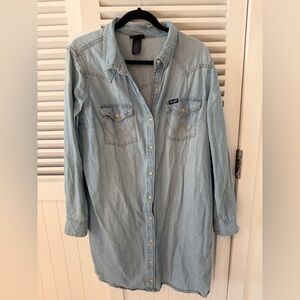 Wrangler denim shirt dress